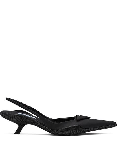 prada slingback pointed toe pumps.